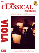 Favorite Classical Melodies Viola BK/CD cover